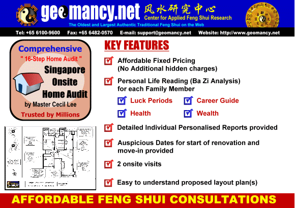 Comprehensive Professional Feng Shui Consultation - SG.Geomancy.Net